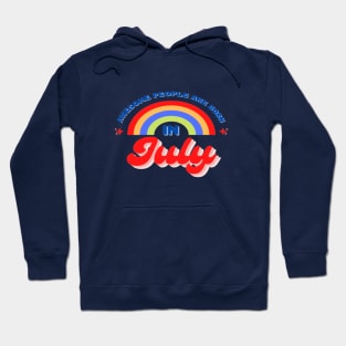 Awesome people are born in July Hoodie